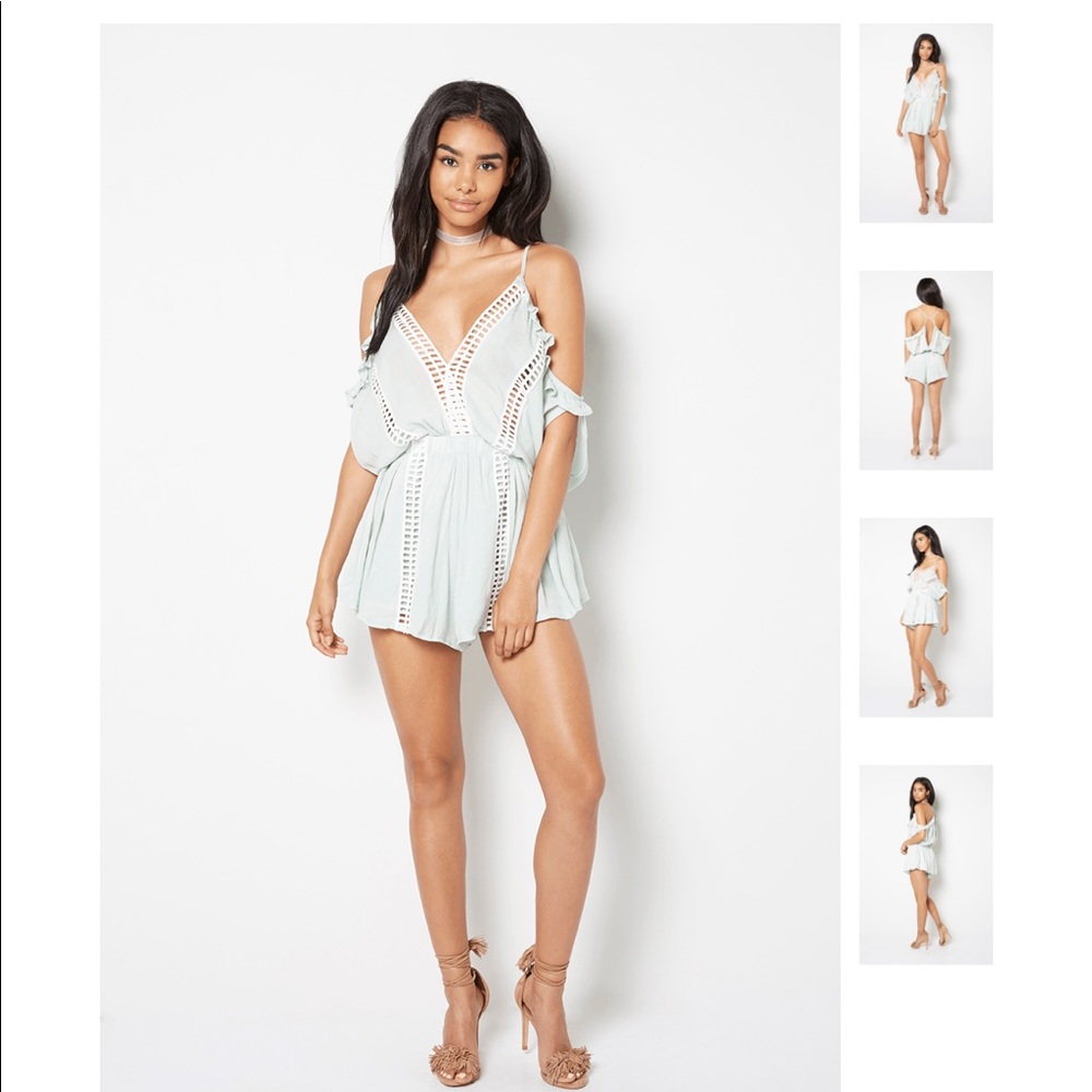 Teal Playsuit